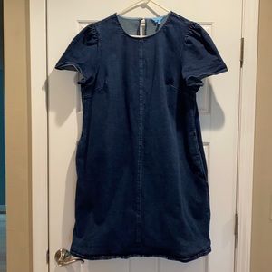 Draper James denim short sleeve dress